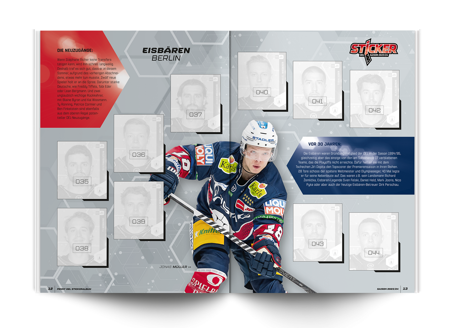 DEL Collector's album 2023/24 Deutsche Eishockey Liga