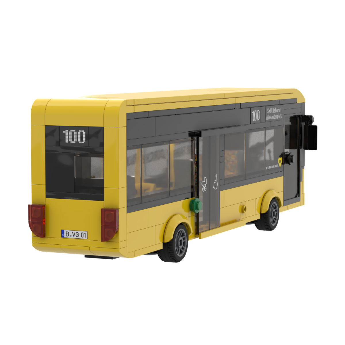 myBrickZ BVG Bus Berlin #0006