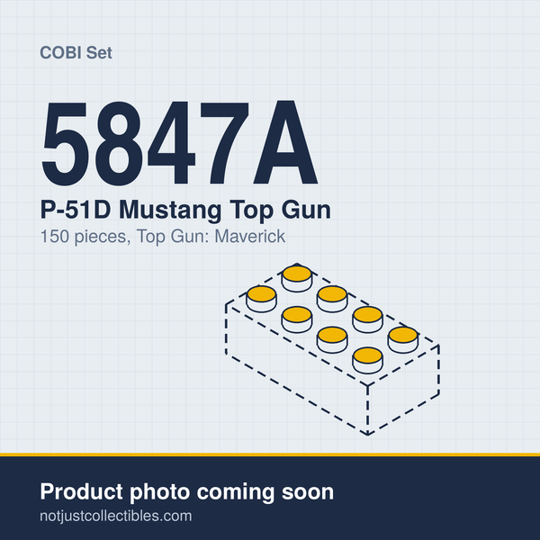 Placeholder for COBI P-51D Mustang Top Gun Set 5847A, product photo coming soon