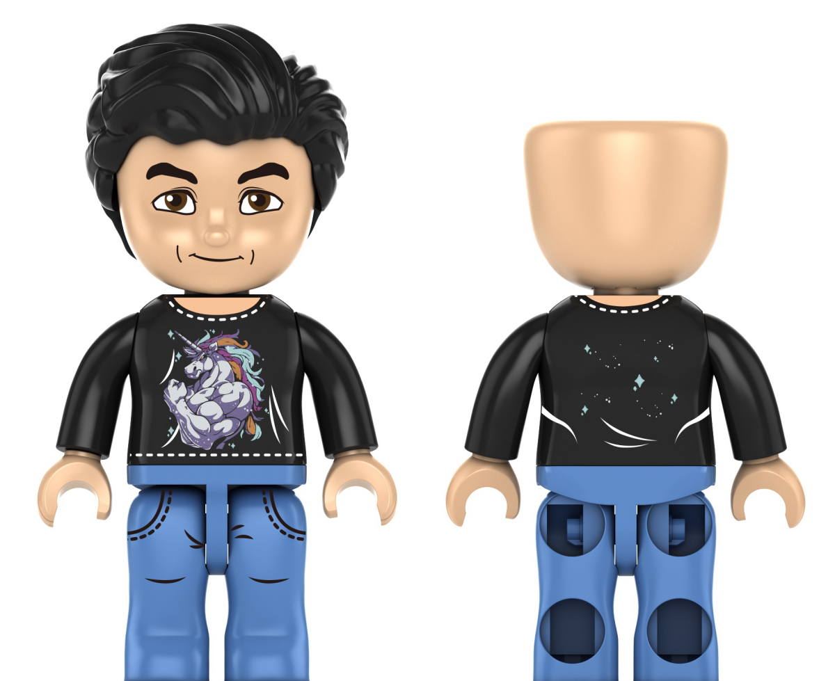 Kiddicraft Brick City – KIDDIZ Pack: Held der Steine & Johnny's World KC1406