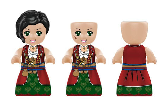 Kiddicraft KIDDIZ Figure Pack: Pirate Crew KC1411
