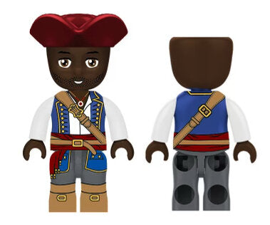 Kiddicraft KIDDIZ Figure Pack: Pirate Crew KC1411