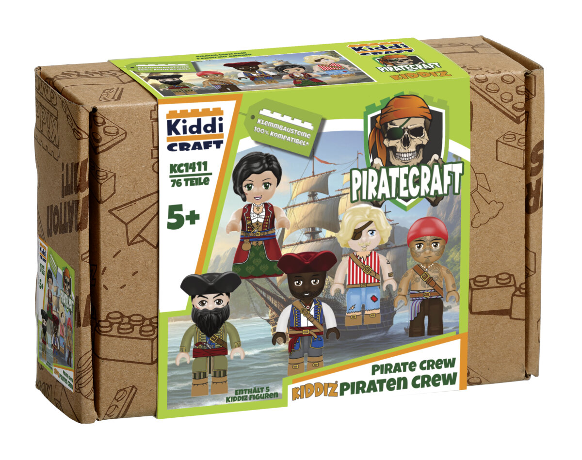 Kiddicraft KIDDIZ Figure Pack: Pirate Crew KC1411