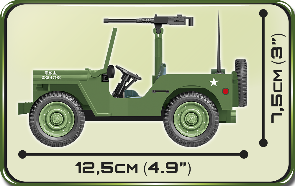COBI Willys MB 1/4 Ton 4x4 #2399