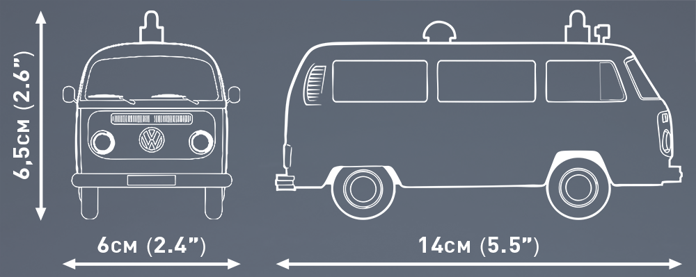 COBI Volkswagen T2b Krankenwagen Set 24619