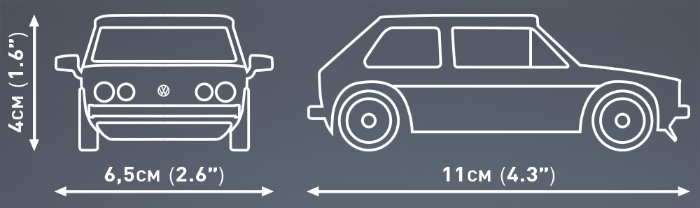 COBI Volkswagen Golf GTI (1976-1983) Set 24615