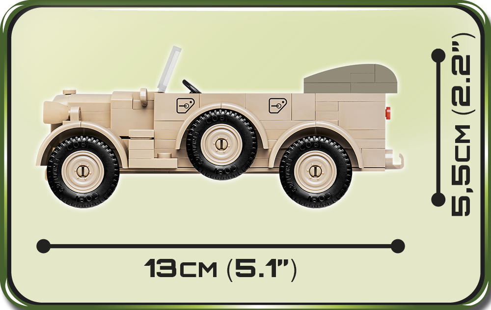 COBI 1937 Horch 901 kfz.15 Set 2256