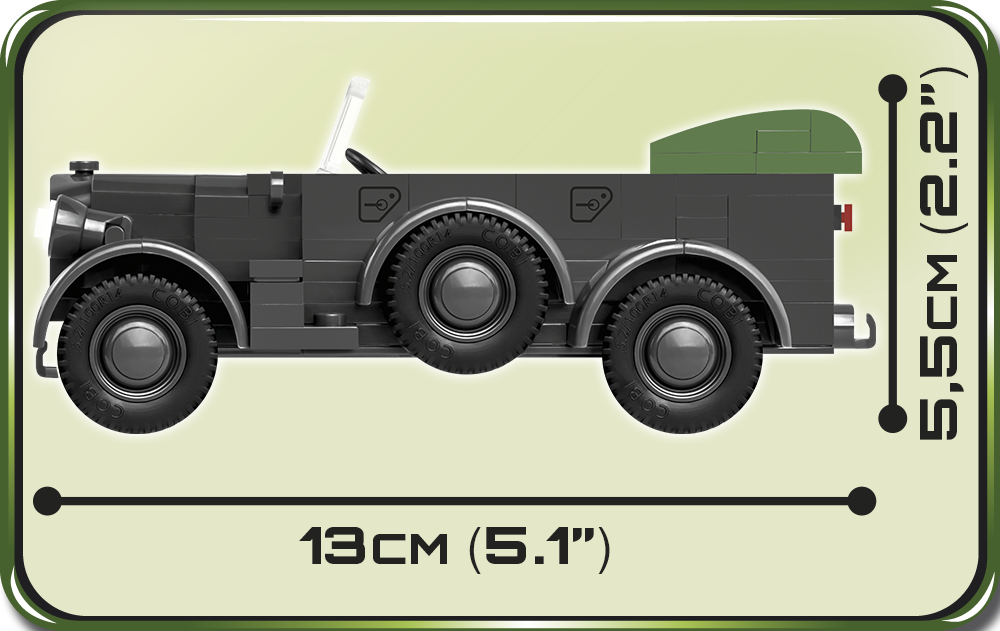 COBI 1937 Horch 901 kfz.15 #2405