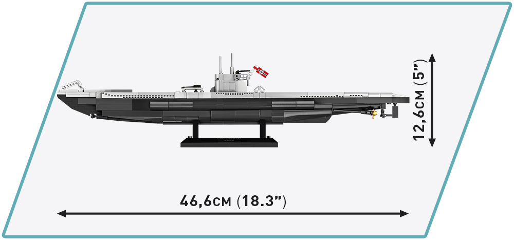 COBI U-Boot U-96 Typ VIIC Set 4847