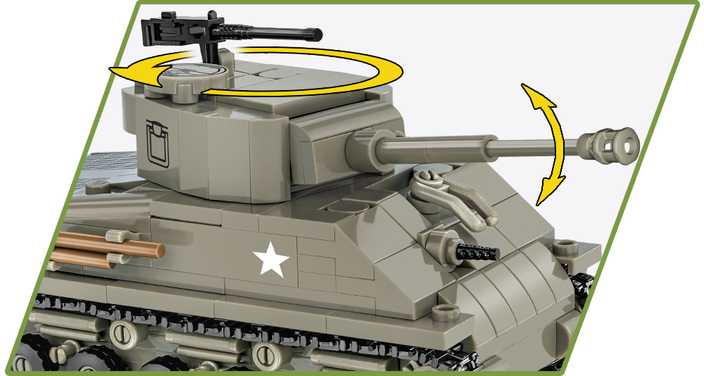 COBI M4A3E8 Sherman #2711
