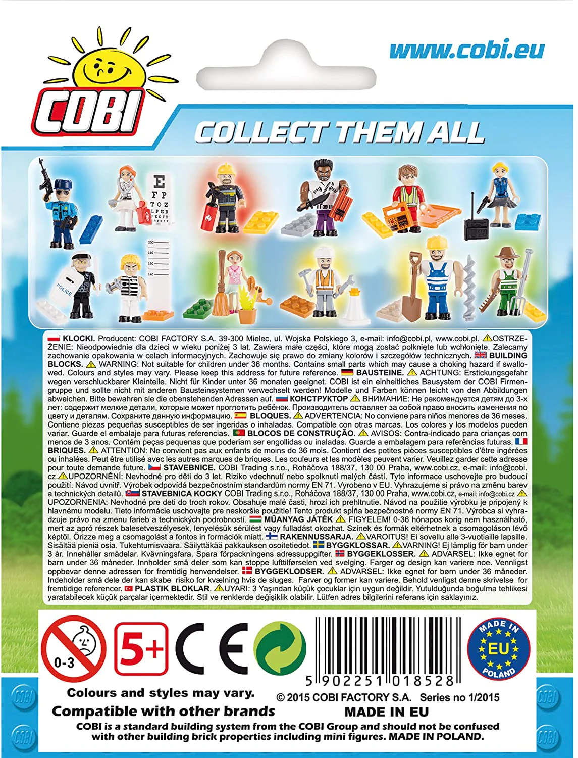 COBI 1 Figure with accessories #1852/1853