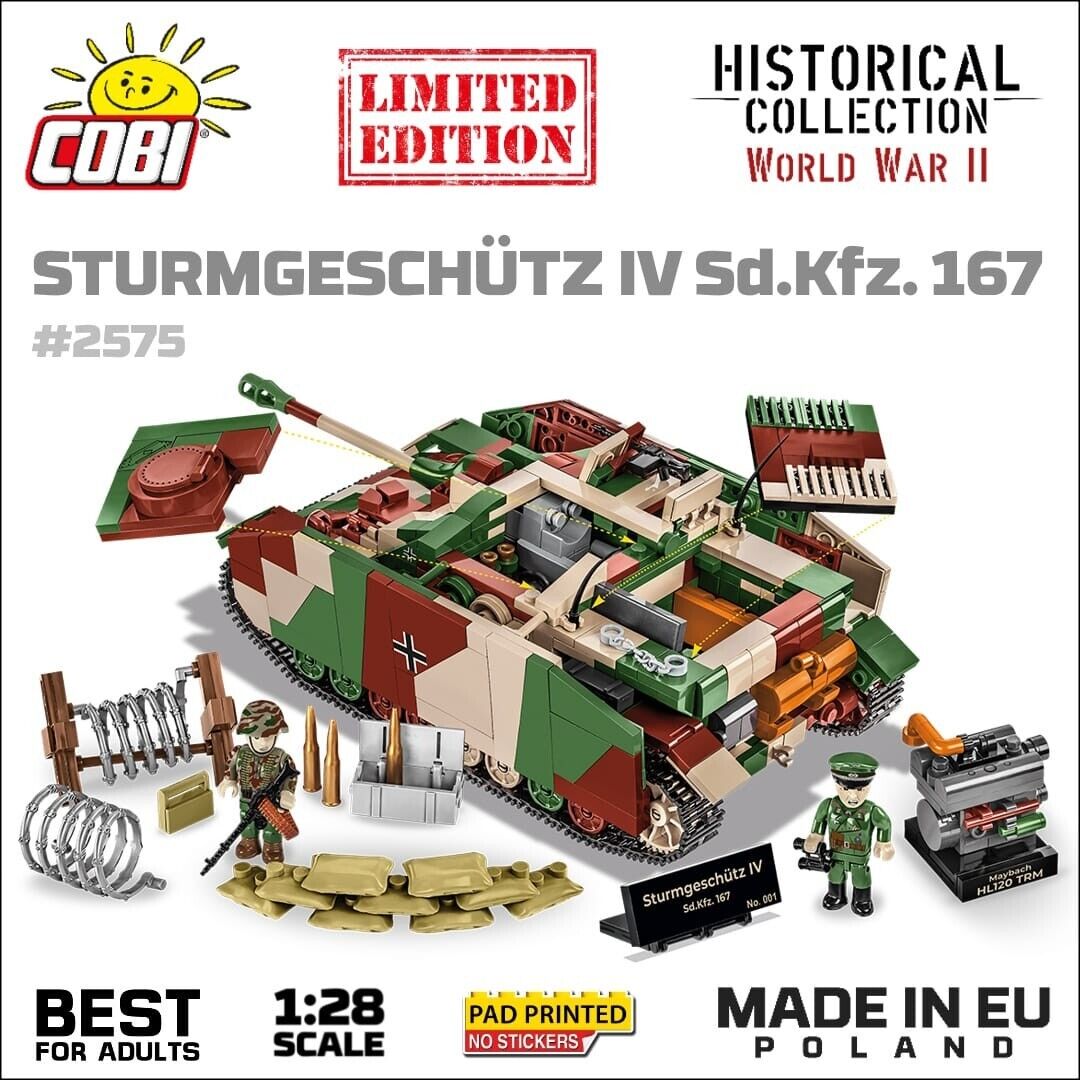 COBI Sturmgeschütz IV Sd.Kfz.167 - Limited Edition #2575