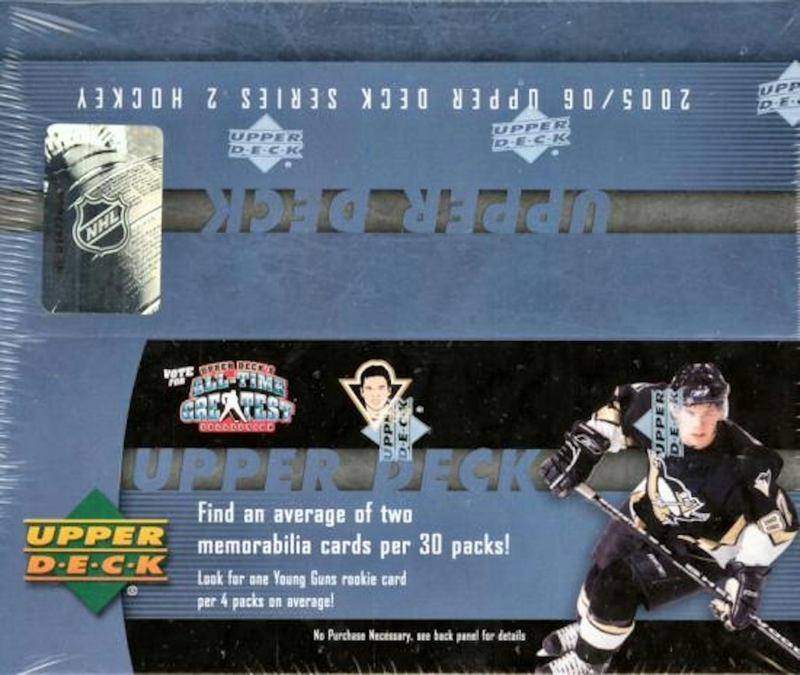 2005/06 Upper Deck Series 2 Hockey retail box
