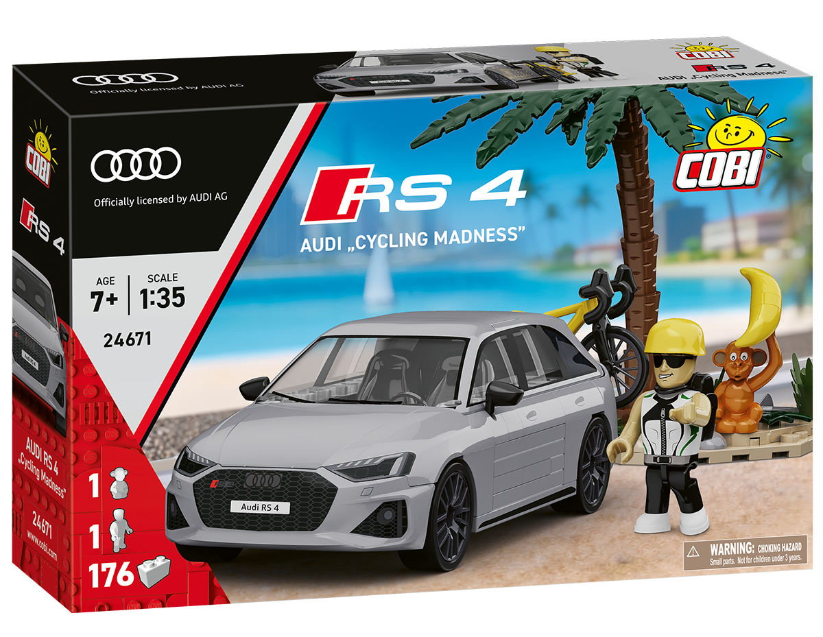 COBI Audi RS4 Cycling Madness Set 24671 box