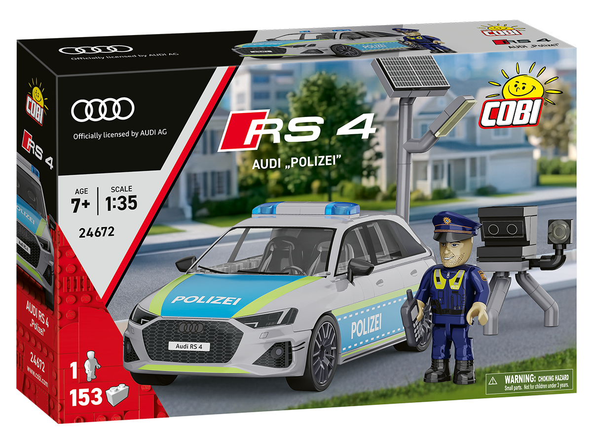 COBI Audi RS4 Polizei Set 24672 box