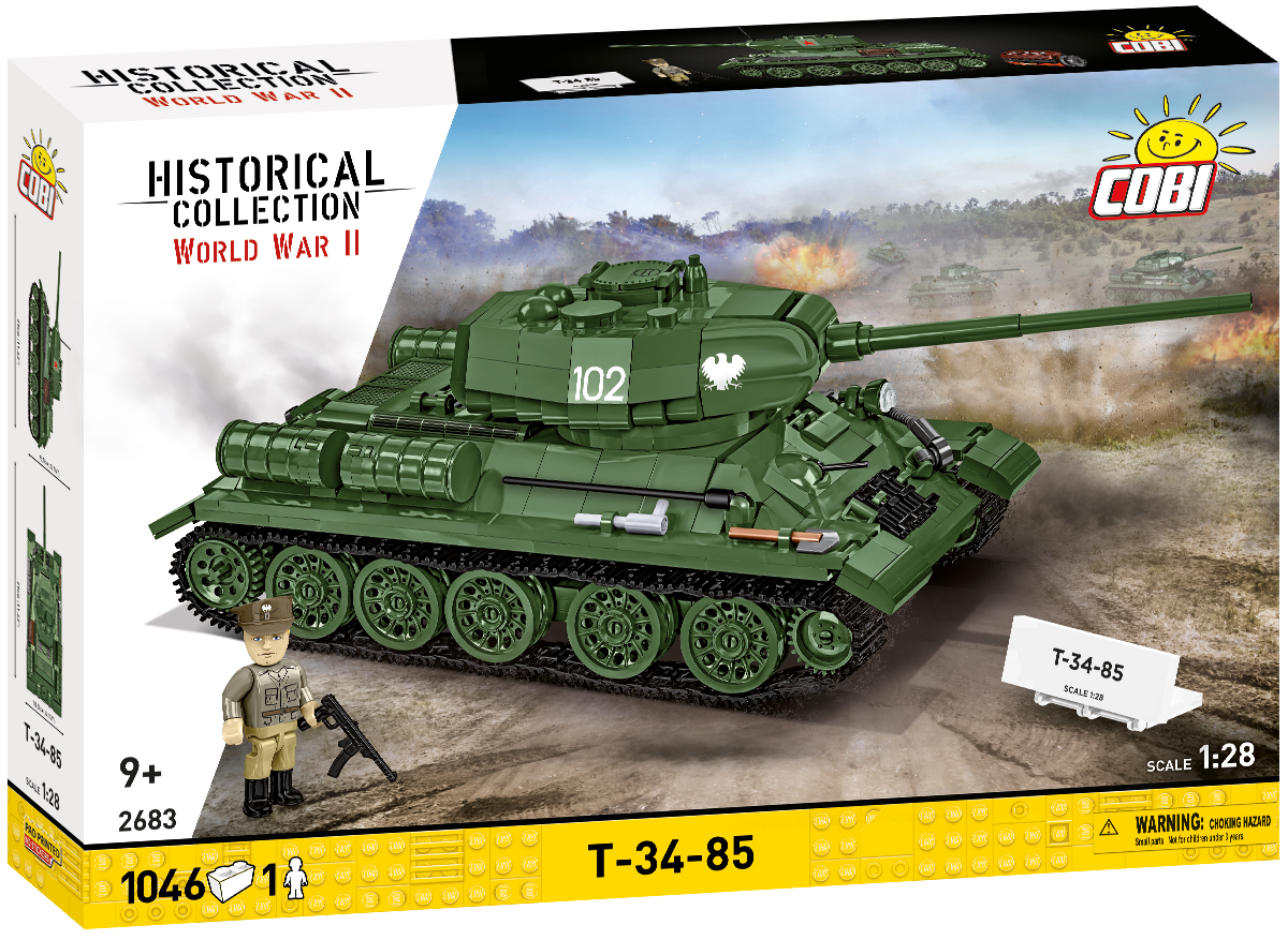COBI T-34-85 (2 in 1) Set 2683 box