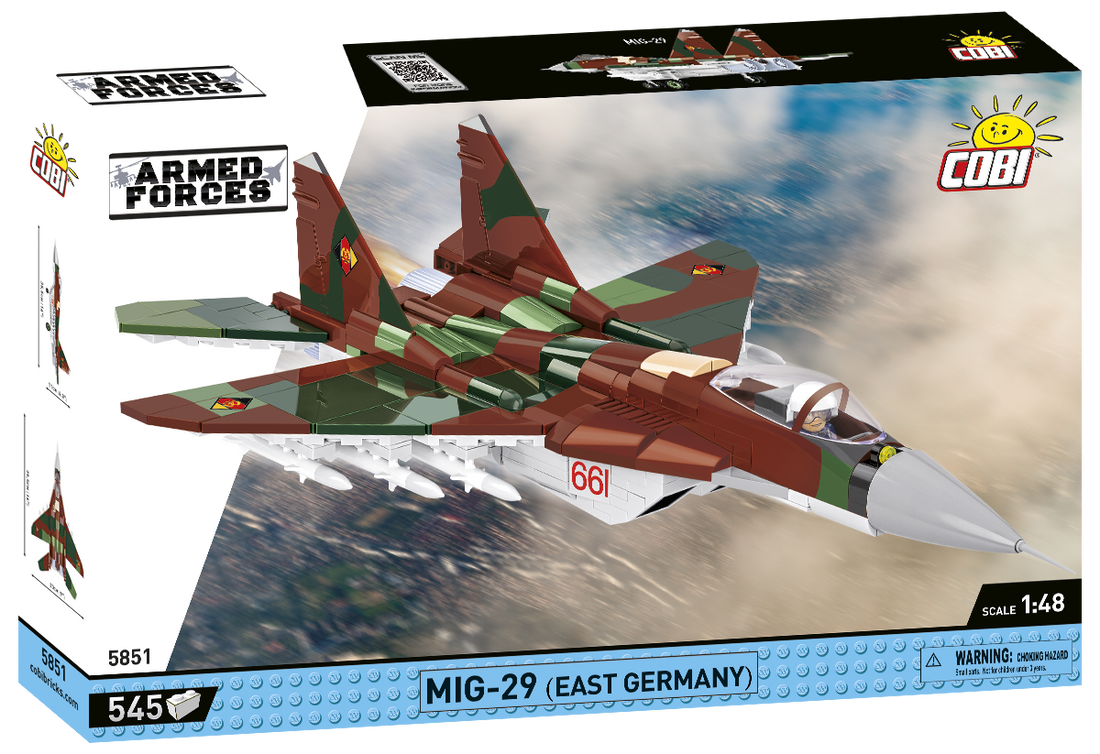 Let's dive deeper into the COBI Set 5851 - the MiG-29 Fulcrum, a model that offers more than just collectible appeal