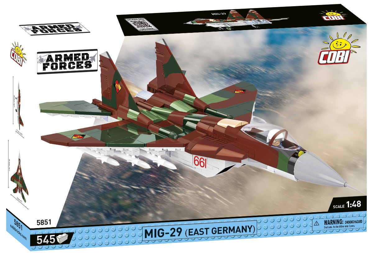 Let's dive deeper into the COBI Set 5851 - the MiG-29 Fulcrum, a model that offers more than just collectible appeal