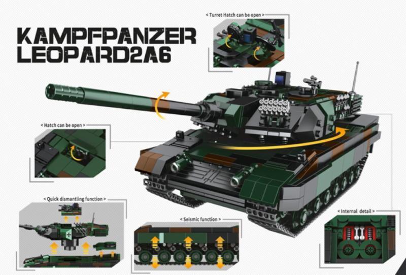 Xingbao Kampfpanzer Leopard 2A6 Main Battle Tank #06040