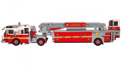 Bluebrixx Seagrave Tiller Ladder red/white #100865