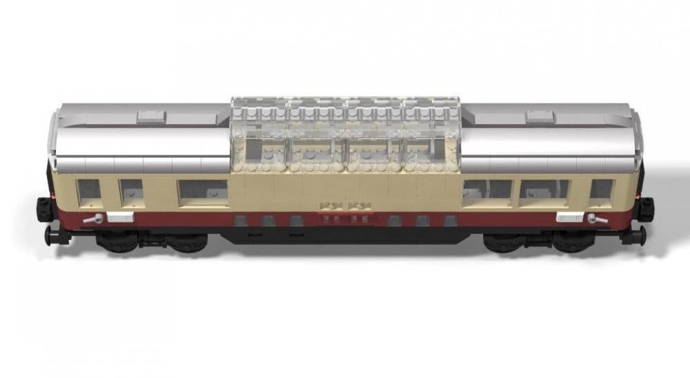 Bluebrixx Train observation trolley Rheingold DB #101343