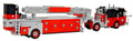 Bluebrixx Seagrave Tiller Ladder red/black #101370