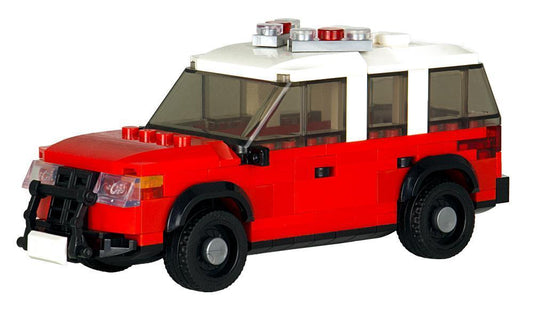 Bluebrixx Battalion Chief's SUV red/white #101865