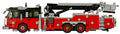 Bluebrixx Seagrave Aerial Scope red/black #102728