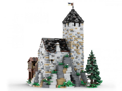 Bluebrixx Castle keep extension for Blaustein #103406