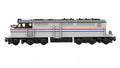 Bluebrixx Diesel locomotive USA gray-black #103881