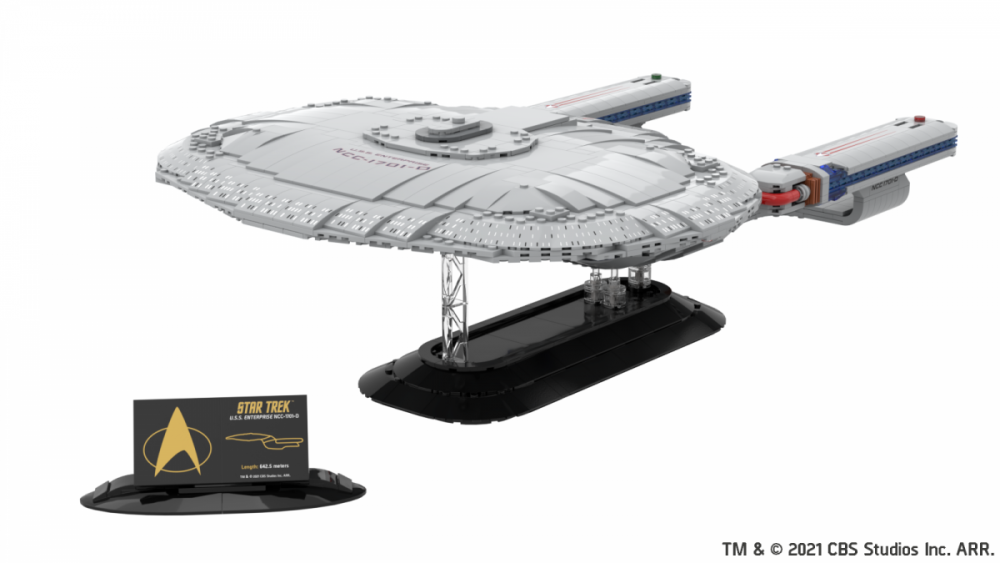 Bluebrixx Star Trek USS Enterprise NCC-1701 D #104184