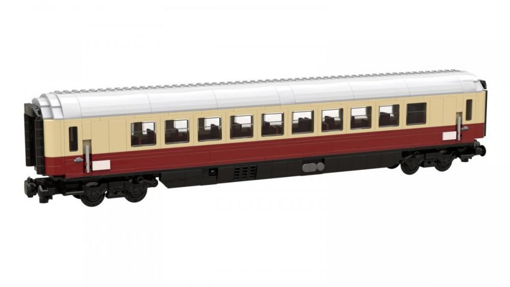 Bluebrixx Passenger Trolley Rheingold DB (8w) #104285