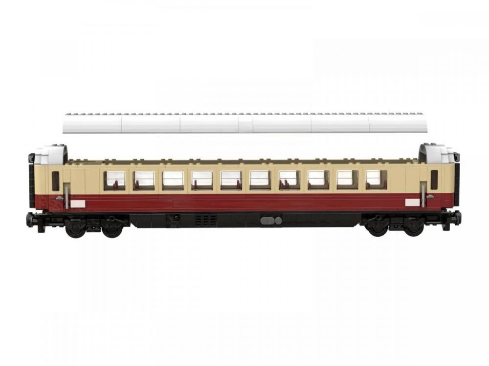 Bluebrixx Passenger Trolley Rheingold DB (8w) #104285