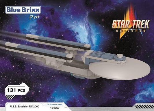 Bluebrixx Star Trek USS Excelsior NX-2000 Set 104959