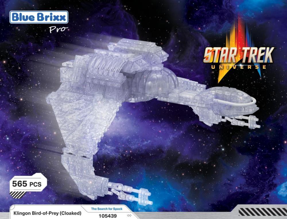 Bluebrixx Star Trek Klingon Bird-of-Prey Cloaked #105439