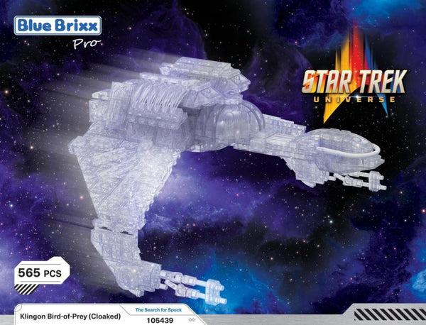 Bluebrixx Star Trek Klingon Bird-of-Prey Cloaked #105439