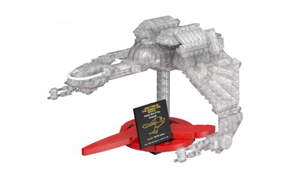 Bluebrixx Star Trek Klingon Bird-of-Prey Cloaked #105439