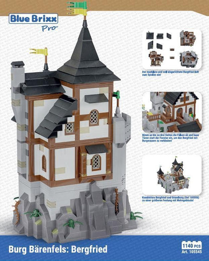 Bluebrixx Bear Rock Castle: Keep #105545