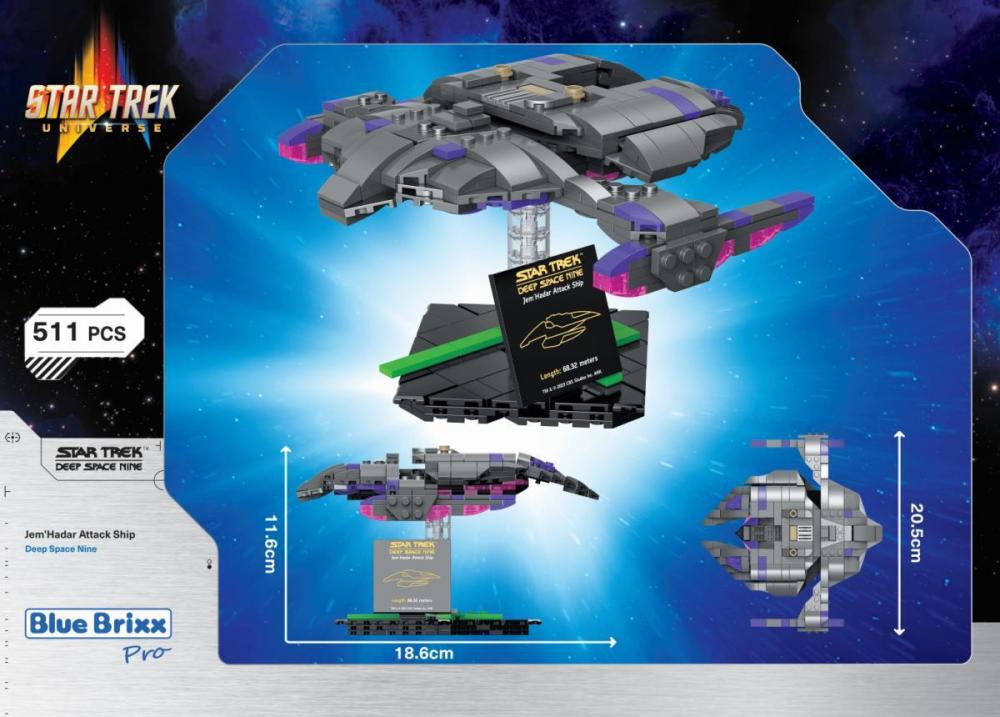 Bluebrixx Star Trek Jem´Hadar Attack Ship #105686