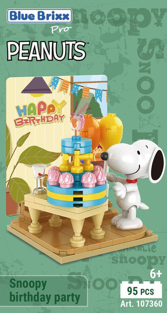 Bluebrixx Snoopy birthday party Set 107360