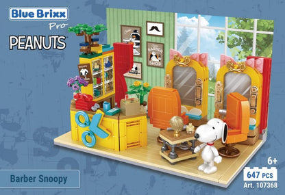 Bluebrixx Barber Snoopy Set 107368