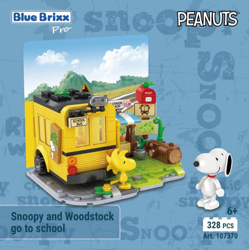 Bluebrixx Snoopy & Woodstock go to school Set 107370