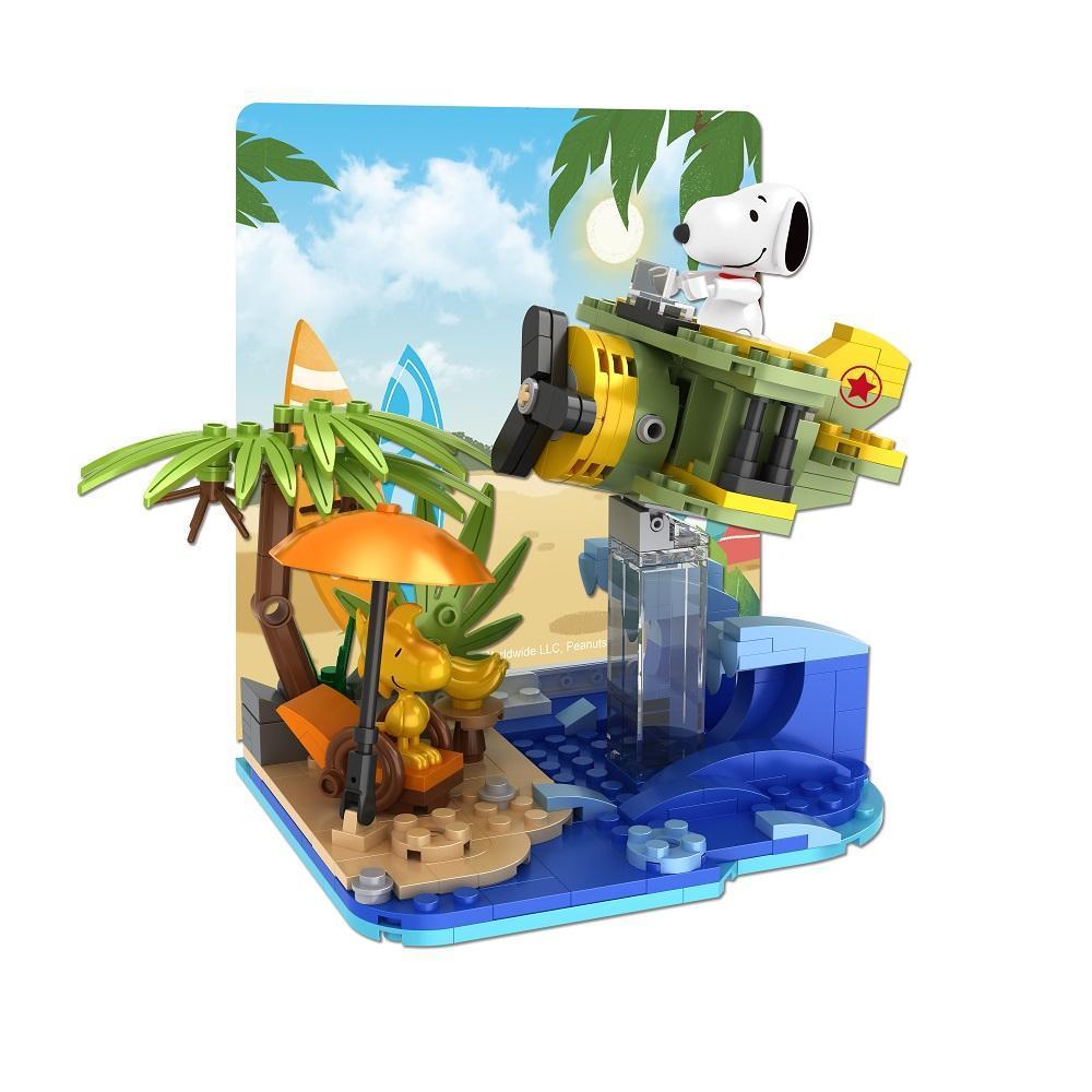 Bluebrixx Snoopy & Woodstock on the beach Set 107371