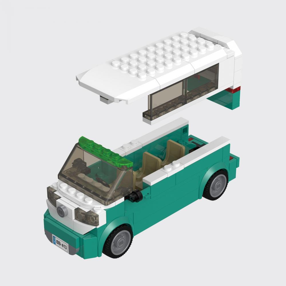 Bluebrixx Family Van Set 107413