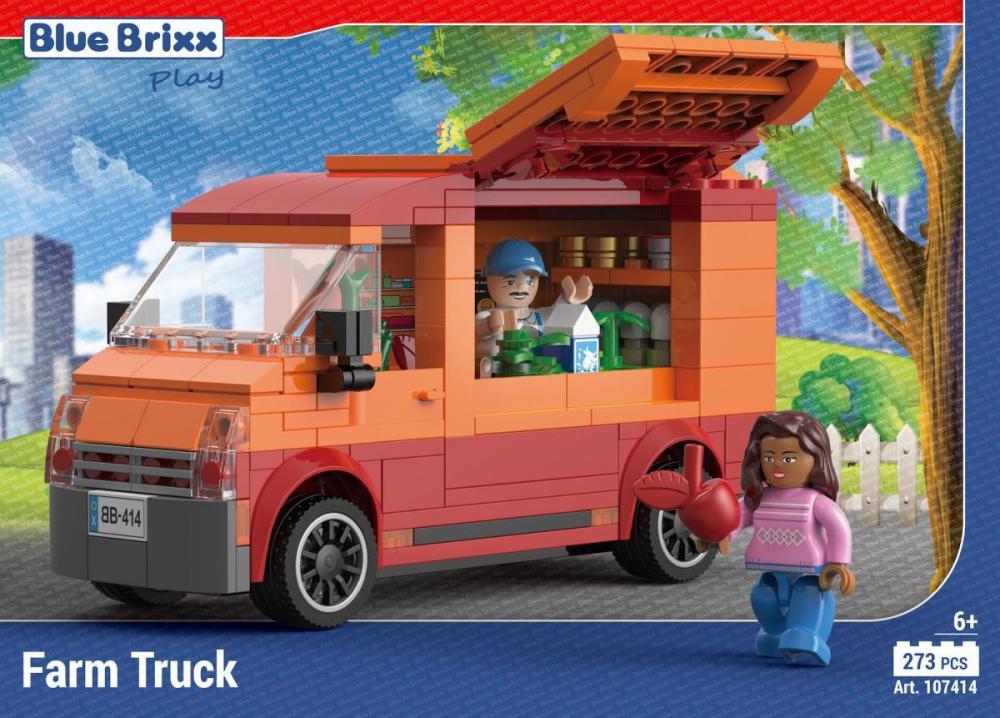 Bluebrixx Farm Truck Set 107414