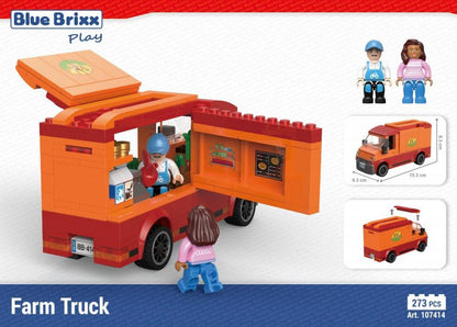 Bluebrixx Farm Truck Set 107414