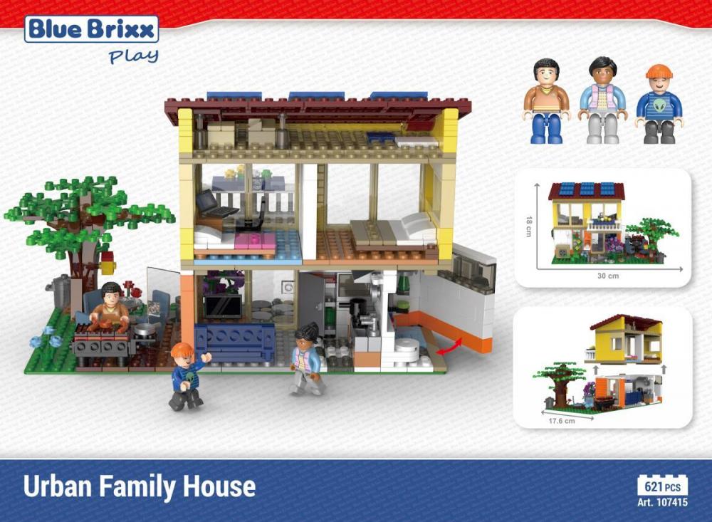 Bluebrixx Urban Family Home Set 107415