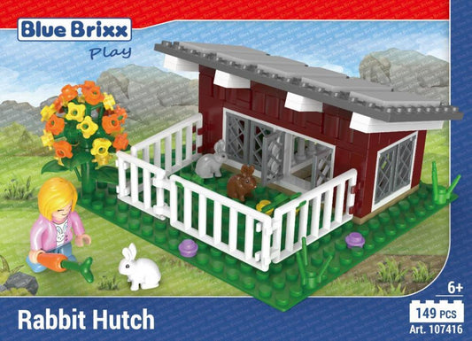 Bluebrixx Rabbit Hutch Set 107416