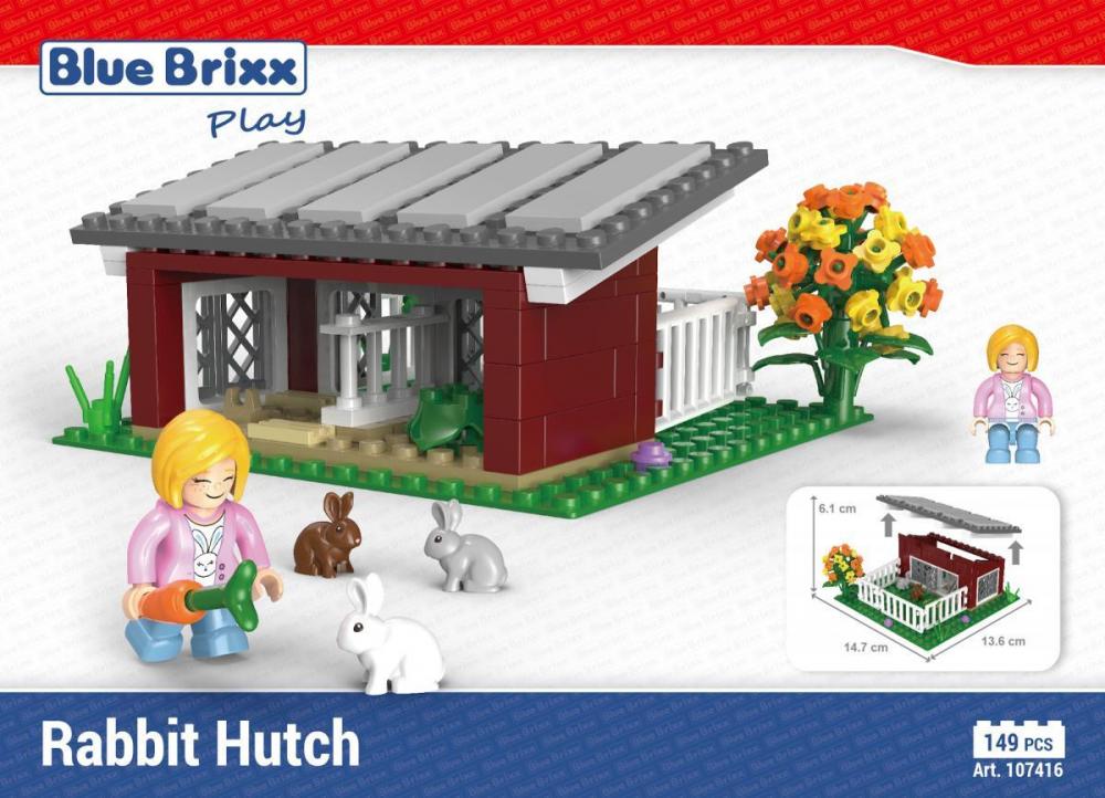 Bluebrixx Rabbit Hutch Set 107416