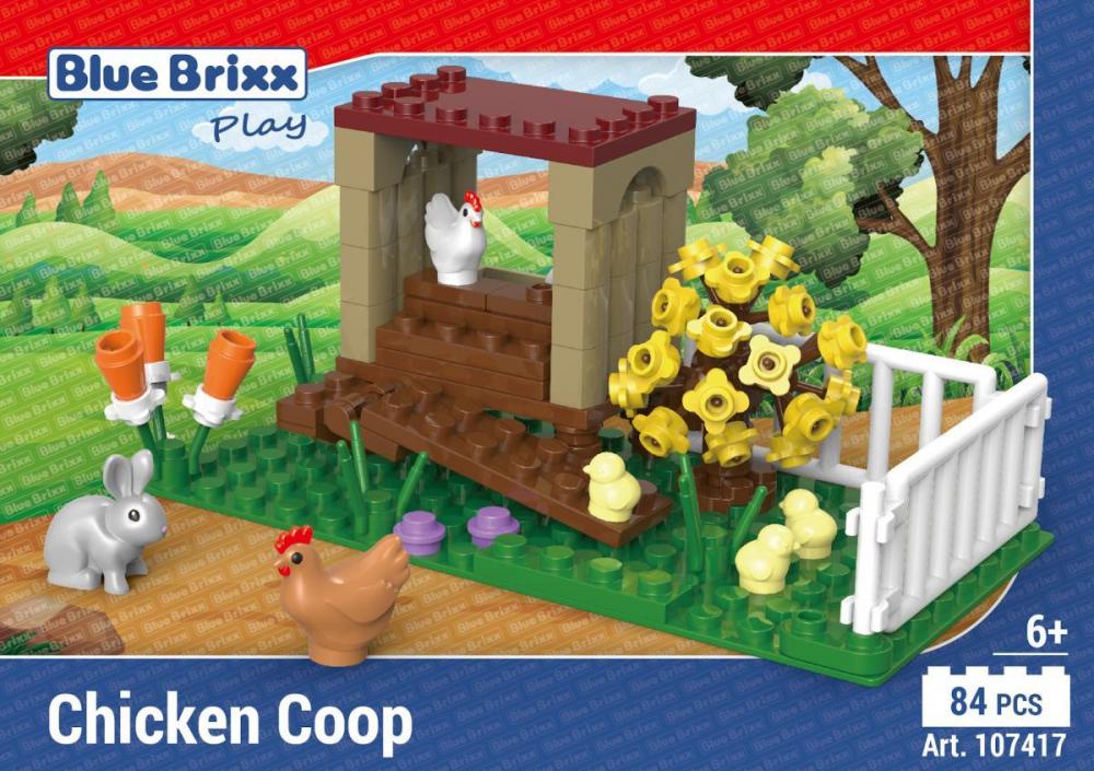 Bluebrixx Chicken Coop Set 107417